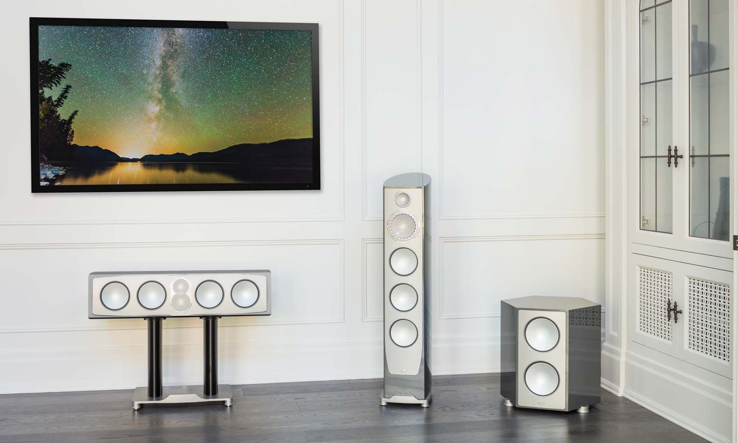 white keypad on white brick wall lutron