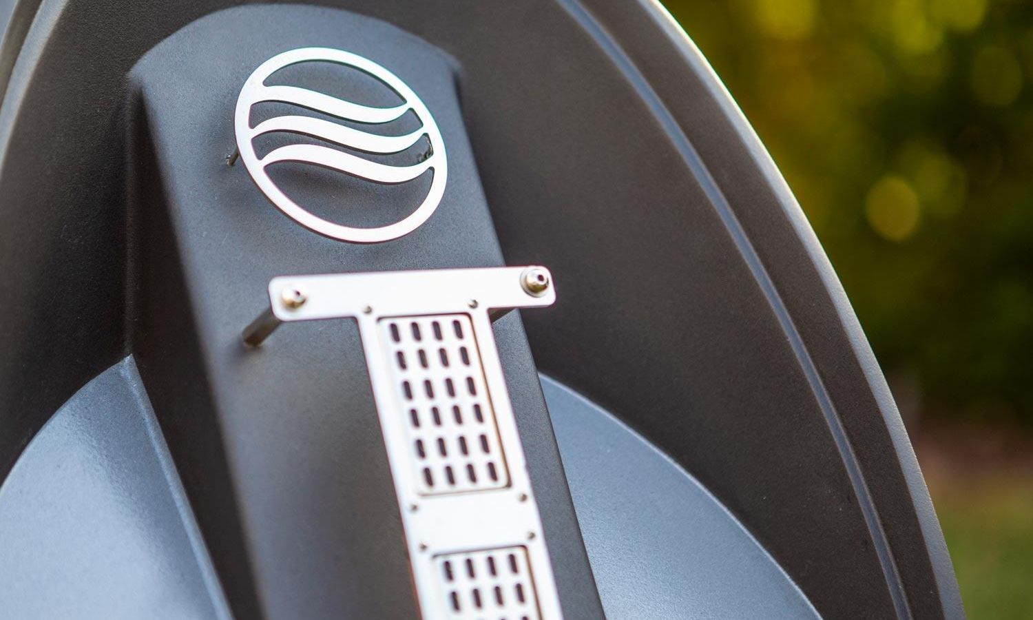 up close view of coastal source details on speaker